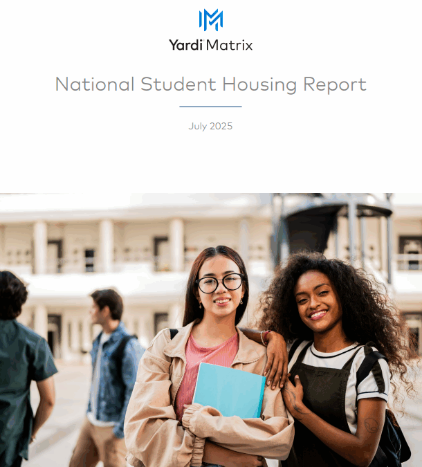 Student Housing Market Update – July 2025