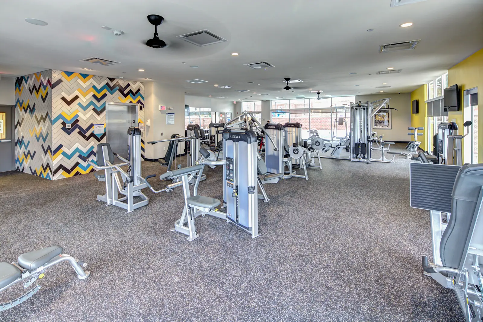 U Club Sunnyside Fitness Center WV wall